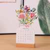 2024 Bloomy Flowers Desk Calendar