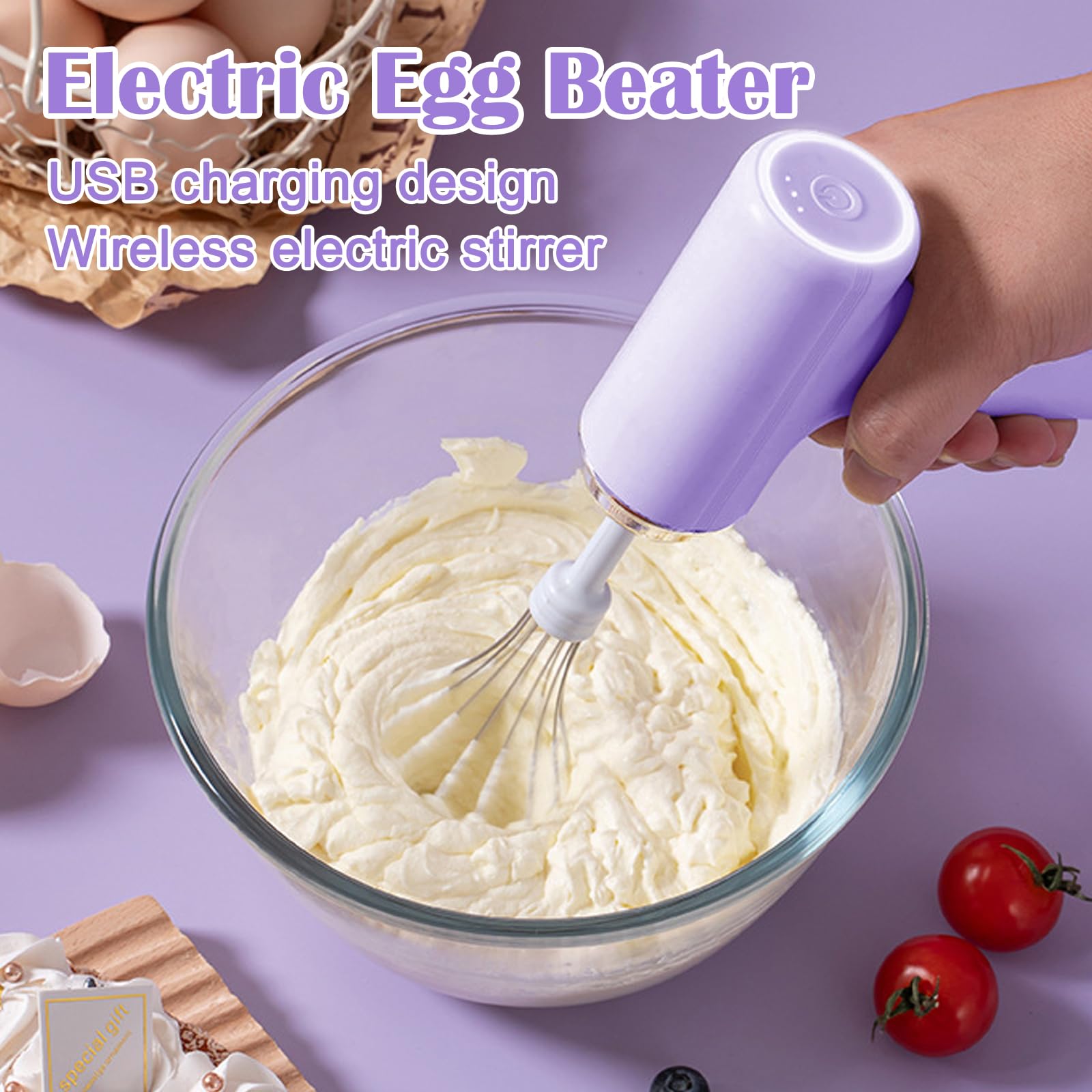 ⏰LAST DAY SALE 50% OFF - Cordless Handheld Electric Mixer