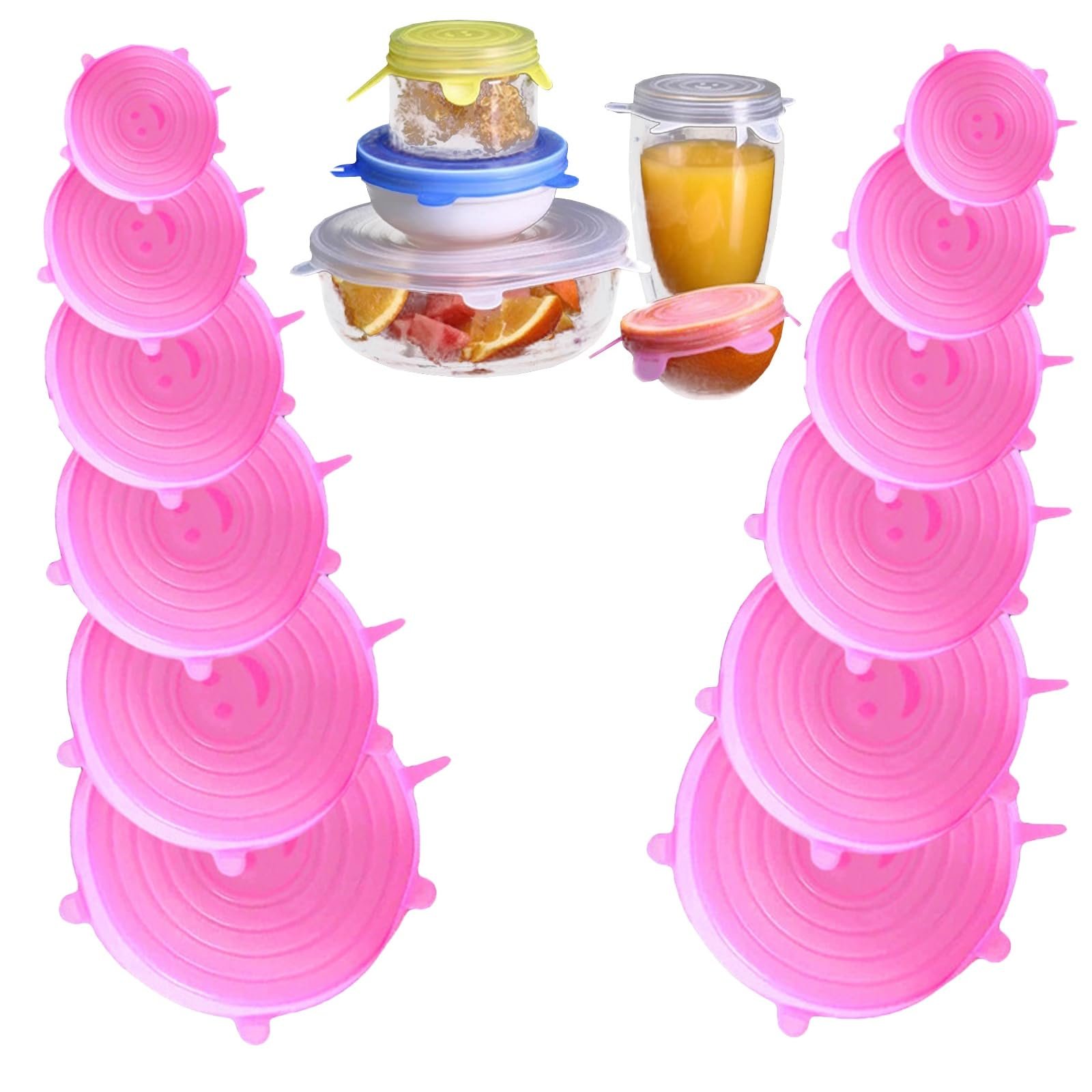 💥LAST DAY SALE 50% OFF💥6/12pcs Silicone Cover Stretch Reusable Lids