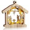 3D Christmas Nativity Scene Ornament With LED Light