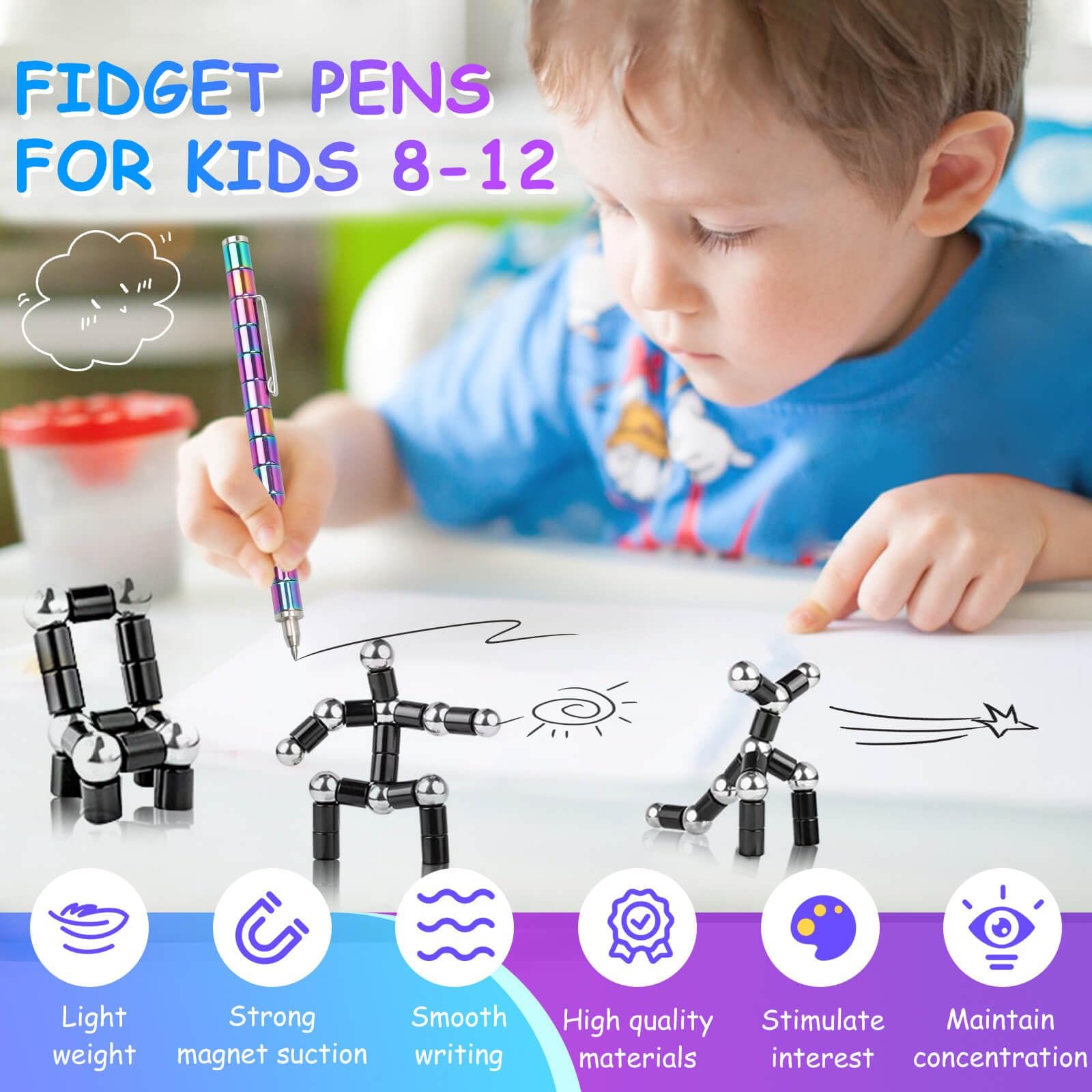 (🌲Early Christmas Sale- 49% OFF) Magnetic Fidget Pen🖊️