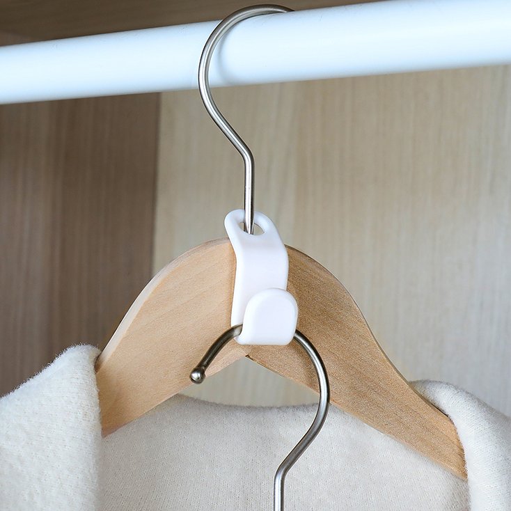 (SUMMER DAY PROMOTIONS - SAVE 50% OFF)Space-Saving Clothes Hanger Connector Hooks 10 PCS - BUY 4 GET FREE SHIPPING