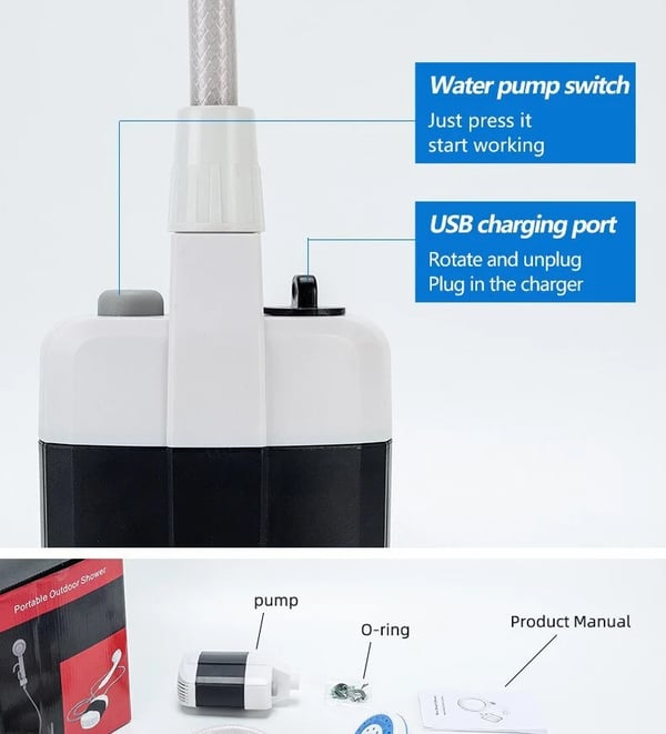 🔥✨2025 Portable Camping Shower