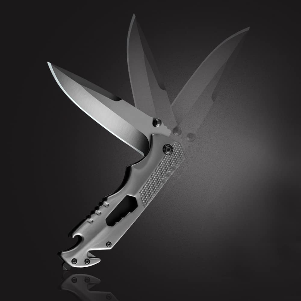 5-in-1 Multitool Folding Knife with Glass Breaker