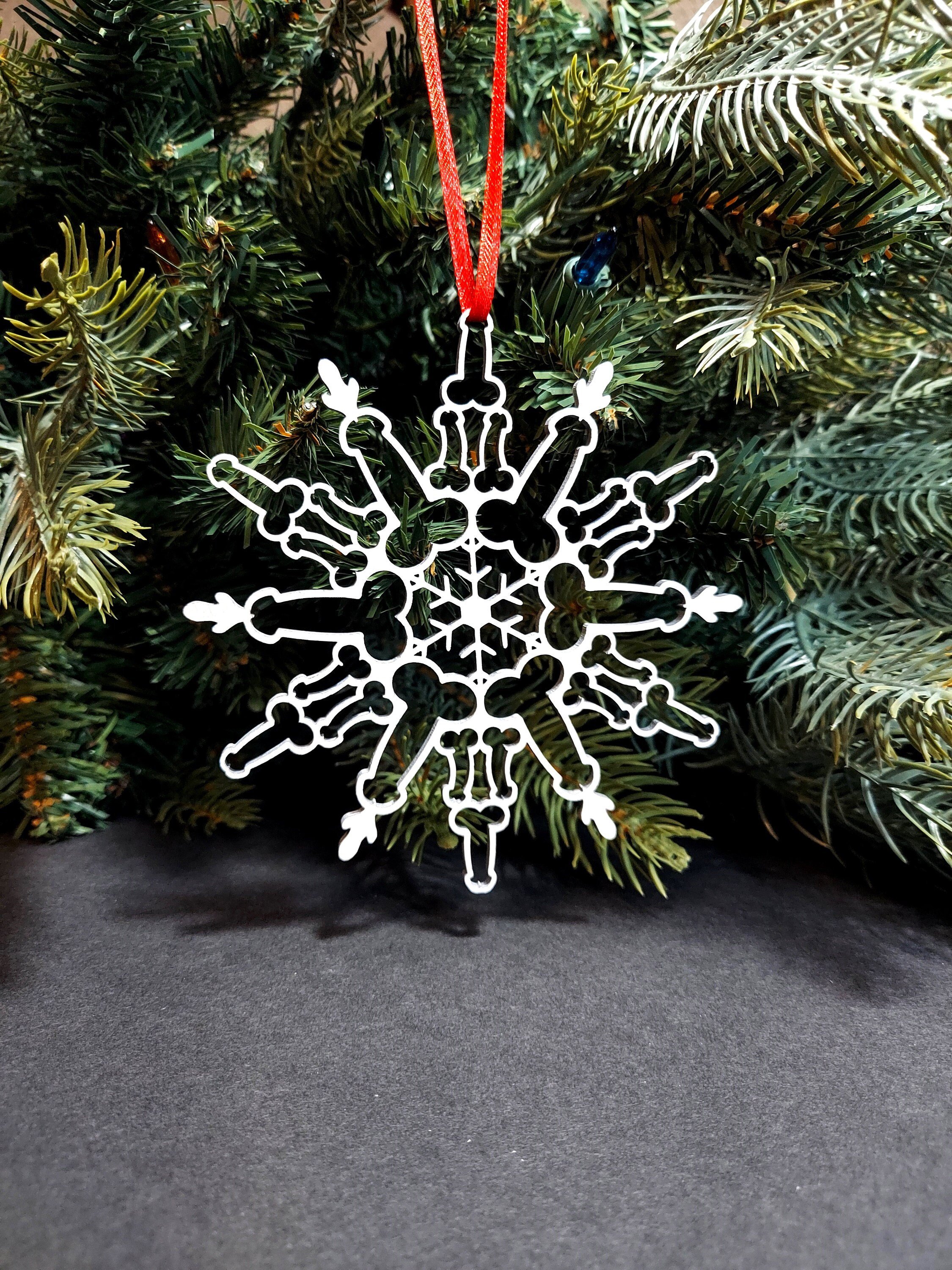 Funny Snowflake Ornament