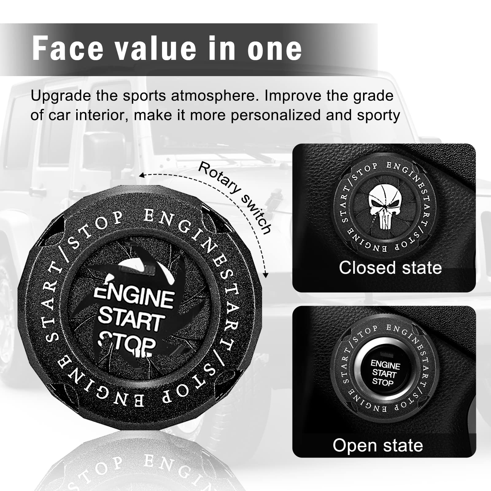 Car And Motorcycle Start Button Accessories