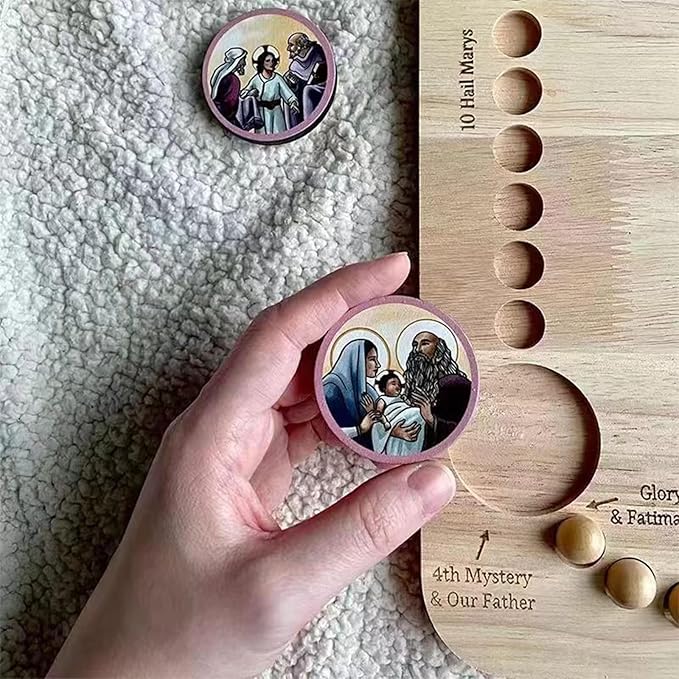 🔥LAST DAY SALE 50% OFF✝️Family Prayer Rosary Boards🎁Buy 2 Free Shipping