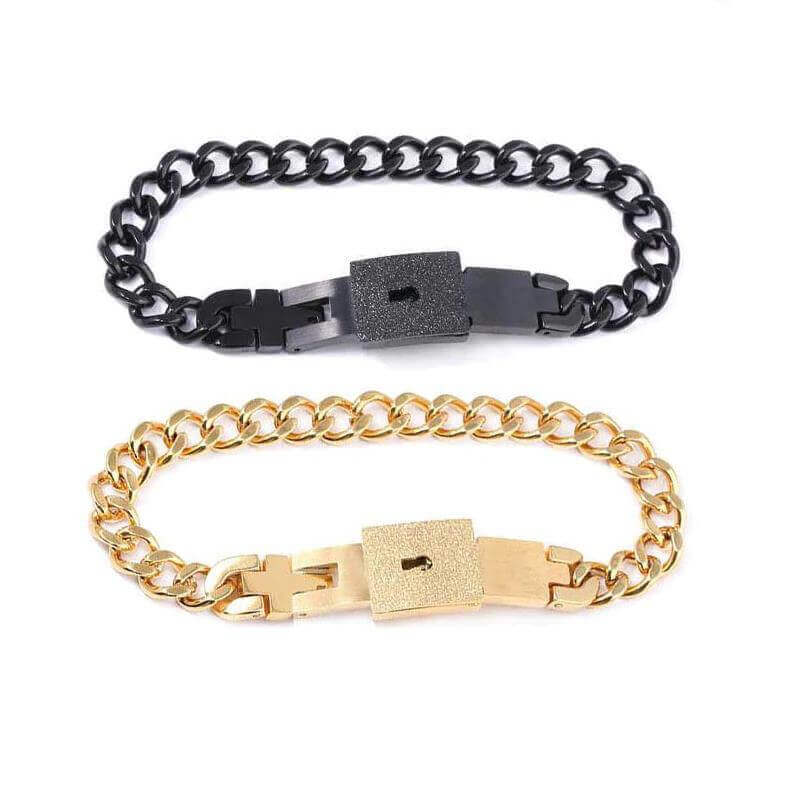 💖Valentine's Day Sale - 50%🎁Lock & Key Bracelet for Boyfriend, Girlfriend, Lover