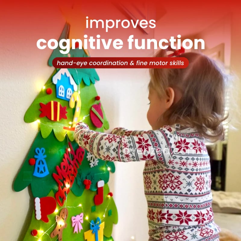 🎁TikTok Last Day Sale - 70% OFF🔥🎄Interactive Felt Christmas Tree for Kids🎄