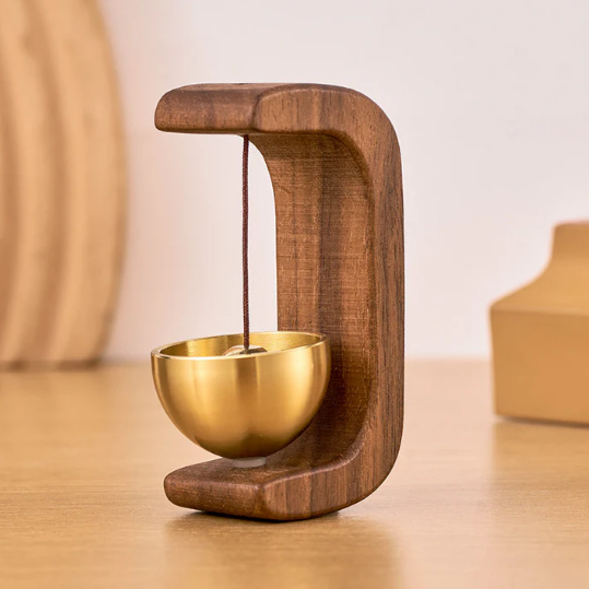 🎐Bandcord™ C-förmiges Windspiel aus Holz