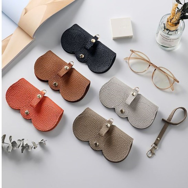 50% OFF-Leather Glasses Case Sunglasses Pouch