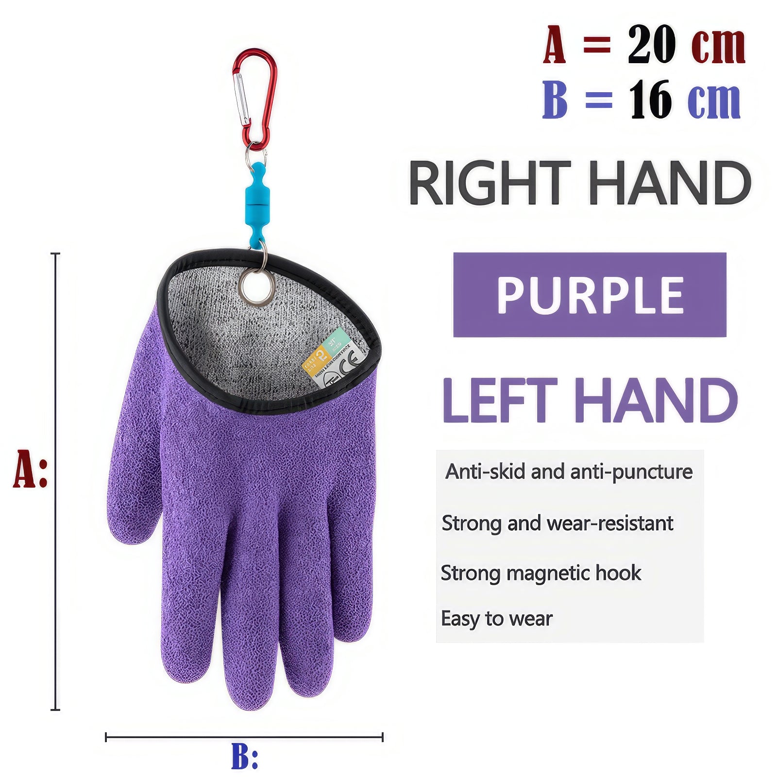 🎣 Summer Sale-40% OFF🐠Coated Fishing Gloves Left/Right