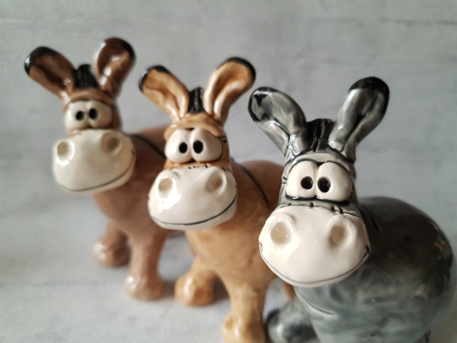 Donkey- A handmade original donkey ornament.