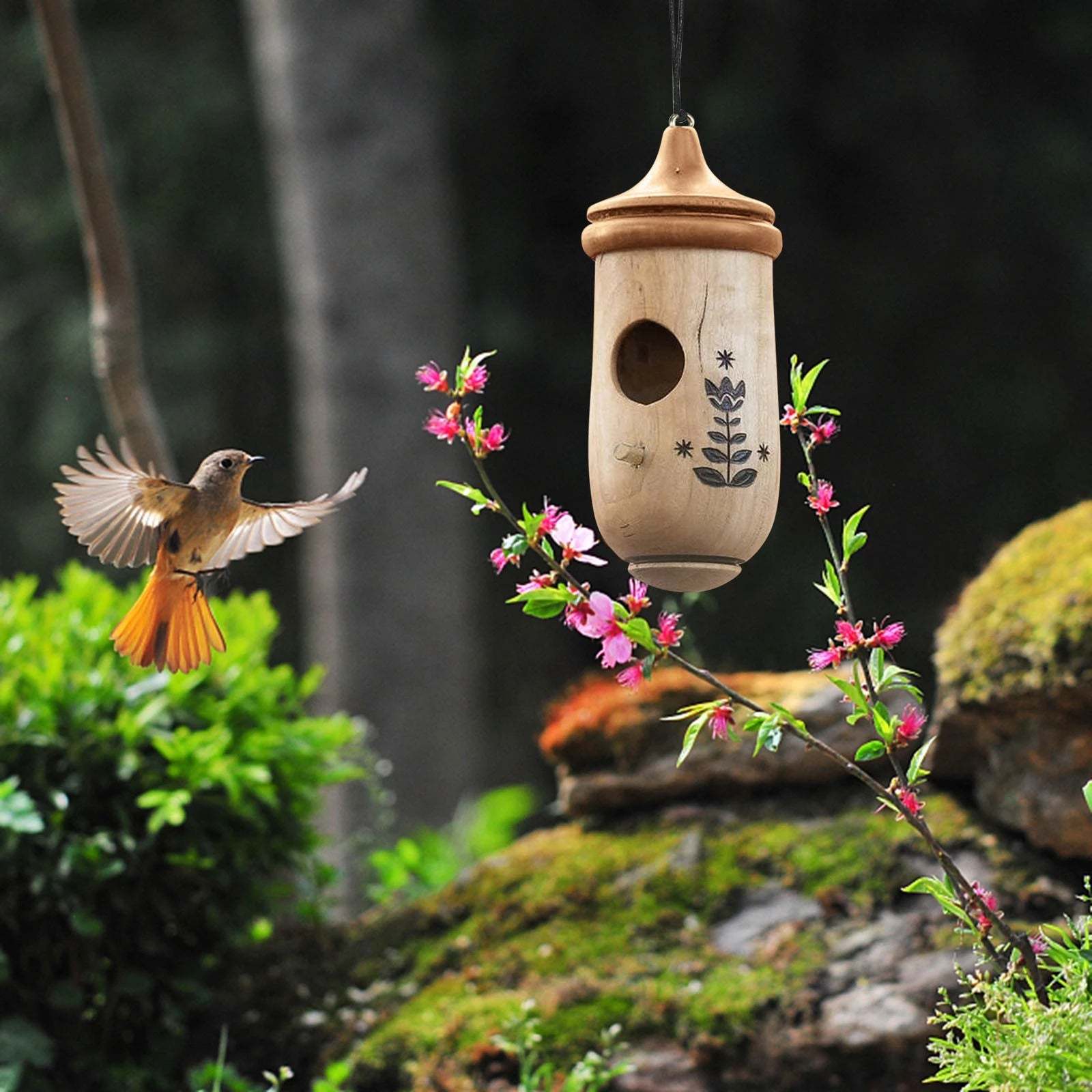 💥LAST DAY SALE 50% OFF💥Wooden Hummingbird House⚡BUY 1 SET FREE SHIPPING
