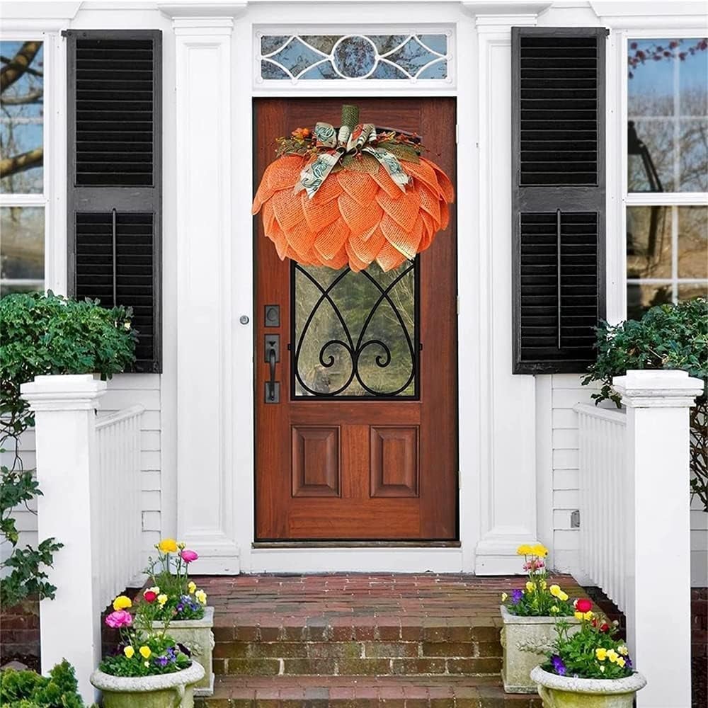 🔥Last Day 49% OFF 🍁Handmade Fall Pumpkin Wreath🎃​