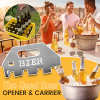 ⏰LAST DAY SALE 50% OFF💥The Quad Beer Opener & Carrier