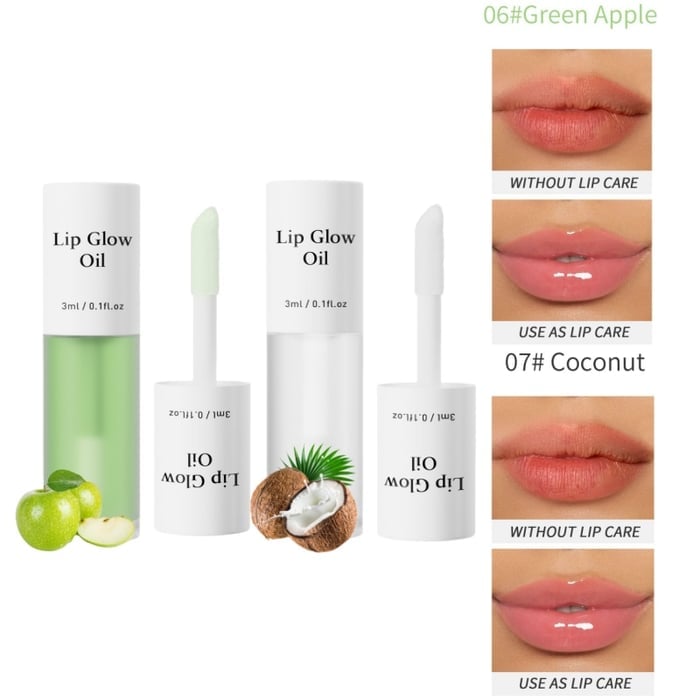 💋 Get the Perfect Pout✨ Tinted Lip Glow Oil - For Lush, Hydrated Lips with a Natural Glow! 💖