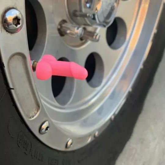 (🌲Early Christmas Sale- SAVE 48% OFF)-Prank Penis Shaped Valve Stem Cap