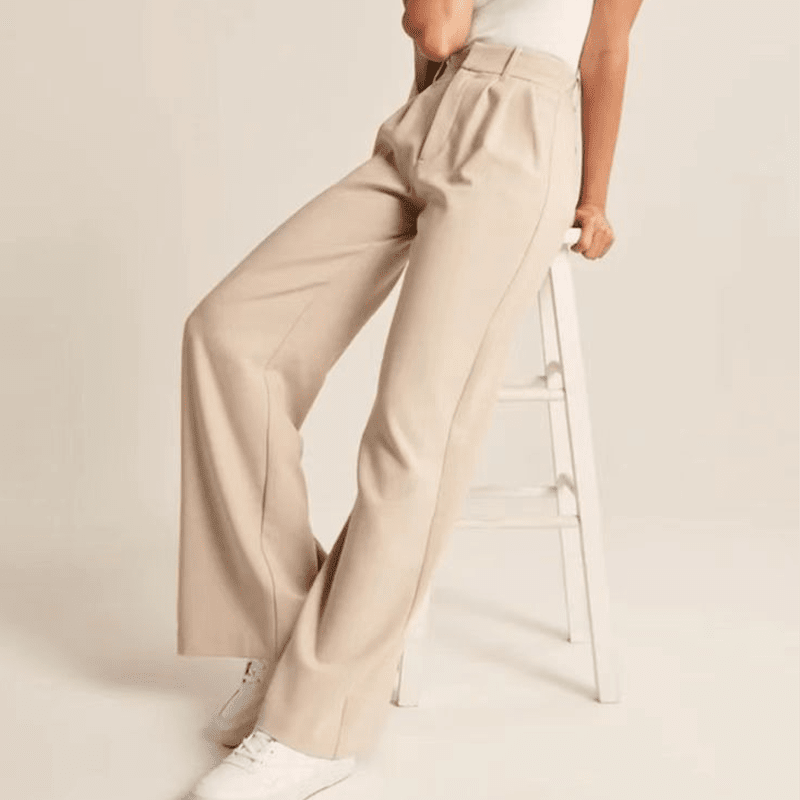 (🔥Last Day Promotion - 50%OFF) High Waist Tailored Wide Leg Pants