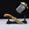 FANTASY ANIMAIL HEAD Pommel Fixed Blade MEDIEVAL DAGGER Collectible