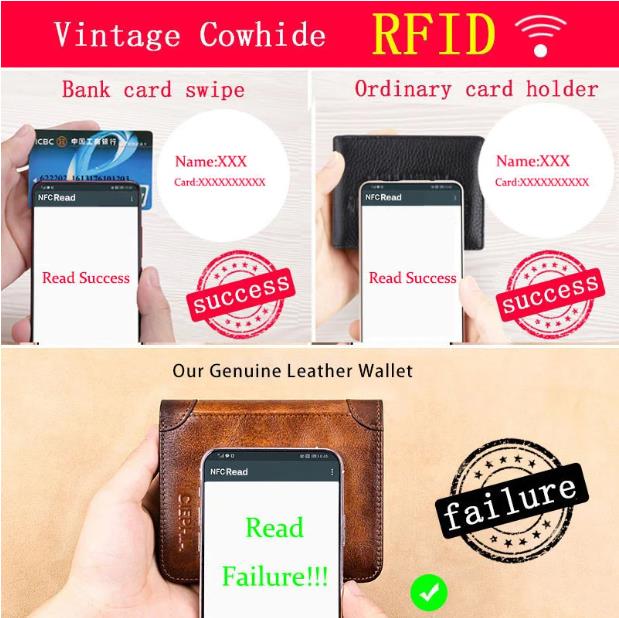 🔥 Last Day 50% OFF 💰Multi-functional RFID Blocking Waterproof Durable Genuine Leather Wallet🎁