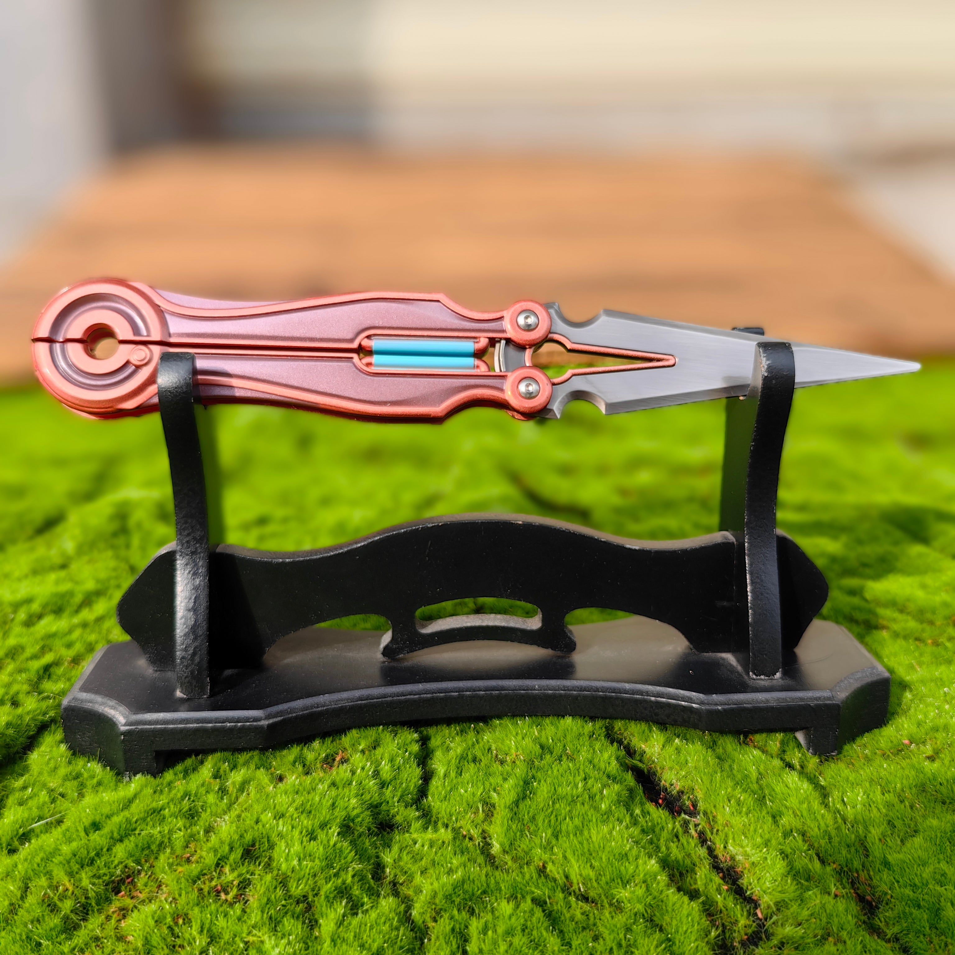 Metal Magepunk 3.0 Sparkswitch Knife Dull Blade Replica For Display