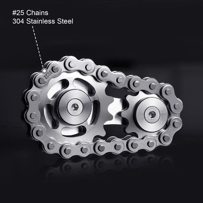 (🎅CHRISTMAS PRE-SALE 48% OFF) Bicycle Chain Fidget Spinner Toys (BUY 2 GET FREE SHIPPING NOW)