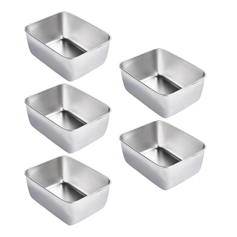 🔥Hot Sale 50% OFF🔥Stainless Steel Square Plate（With Lid）