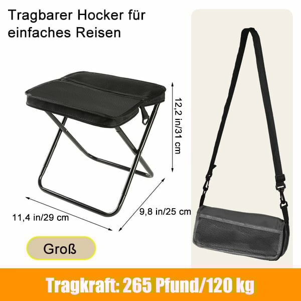 🎉Letzter Tag 49% Rabatt🪑Ultraleichter Klapphocker