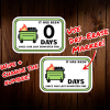 🔥Last Day Promotion 50% OFF🔥Dumpster Fire Day Count Sticker（10Pcs）