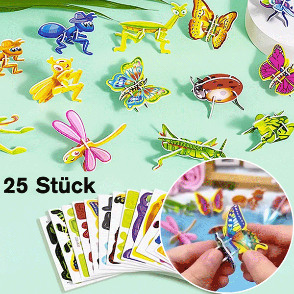 🔥 Sommer-Sonderverkauf 50% RABATT 🌊🦖Bildung 3D Cartoon-Puzzle