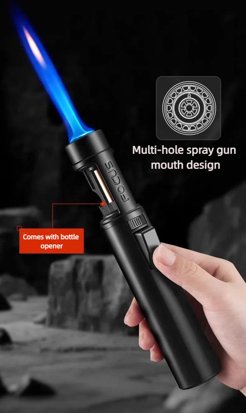 (🔥Christmas Hot Sale- 49% OFF) Outdoor Multifunctional Windproof Straight Flame Lighter