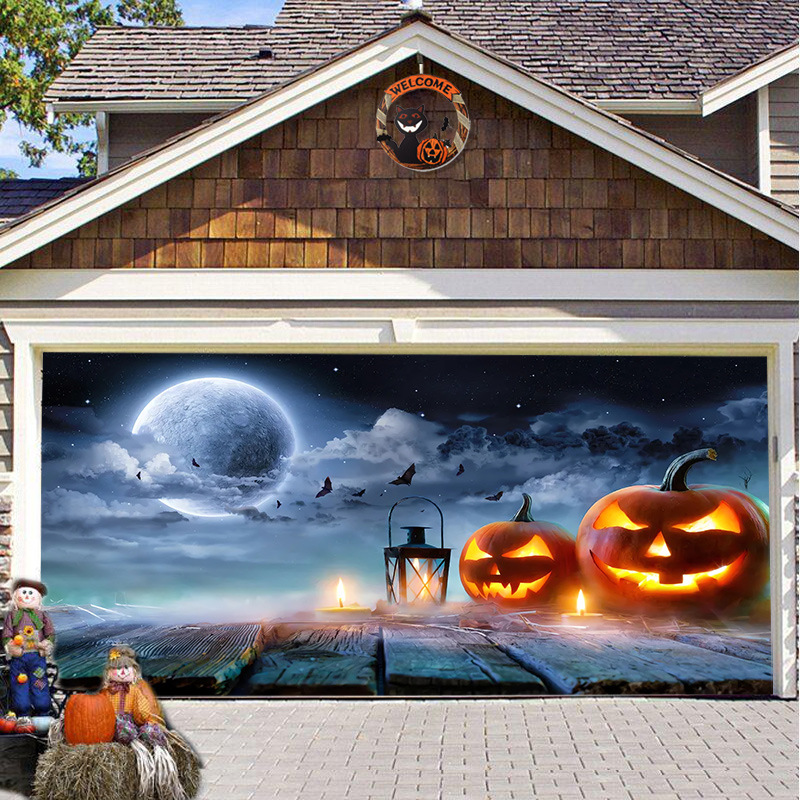 (🎃Early Halloween Sale 48% OFF🎃) - Halloween 2024 Garage Door Decoration