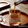 Gold Rim Old Fashioned Whiskey Glass