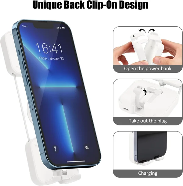 ⚡2 in 1 Portable Wireless Power Bank Mobile Phone Holder (Buy 2 Free Shipping)