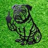 🔥 50% OFF – Limited Time Only!  Humorous Garden Decor – Middle Finger Trump, Bulldog & Bigfoot Cutouts