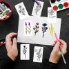 Reusable Wildflower Floral Painting Stencil