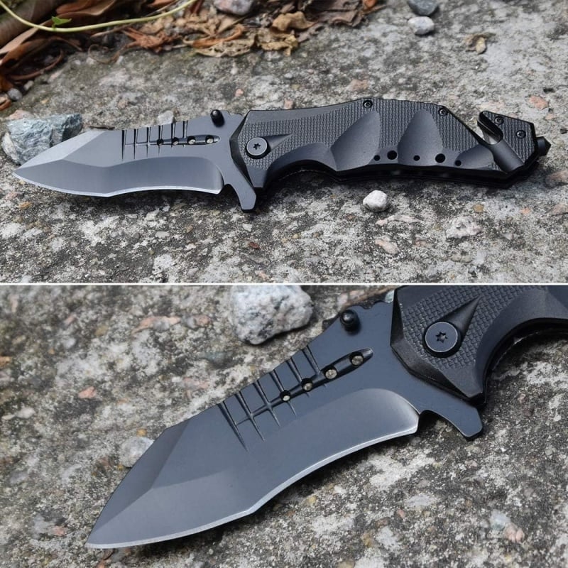 Nighthawk Survival Knife! ⚔️ Glass Breaker + Multi-Tool