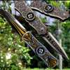 Handcrafted Retro Spinner Pocket Knife – Functional Art in Motion