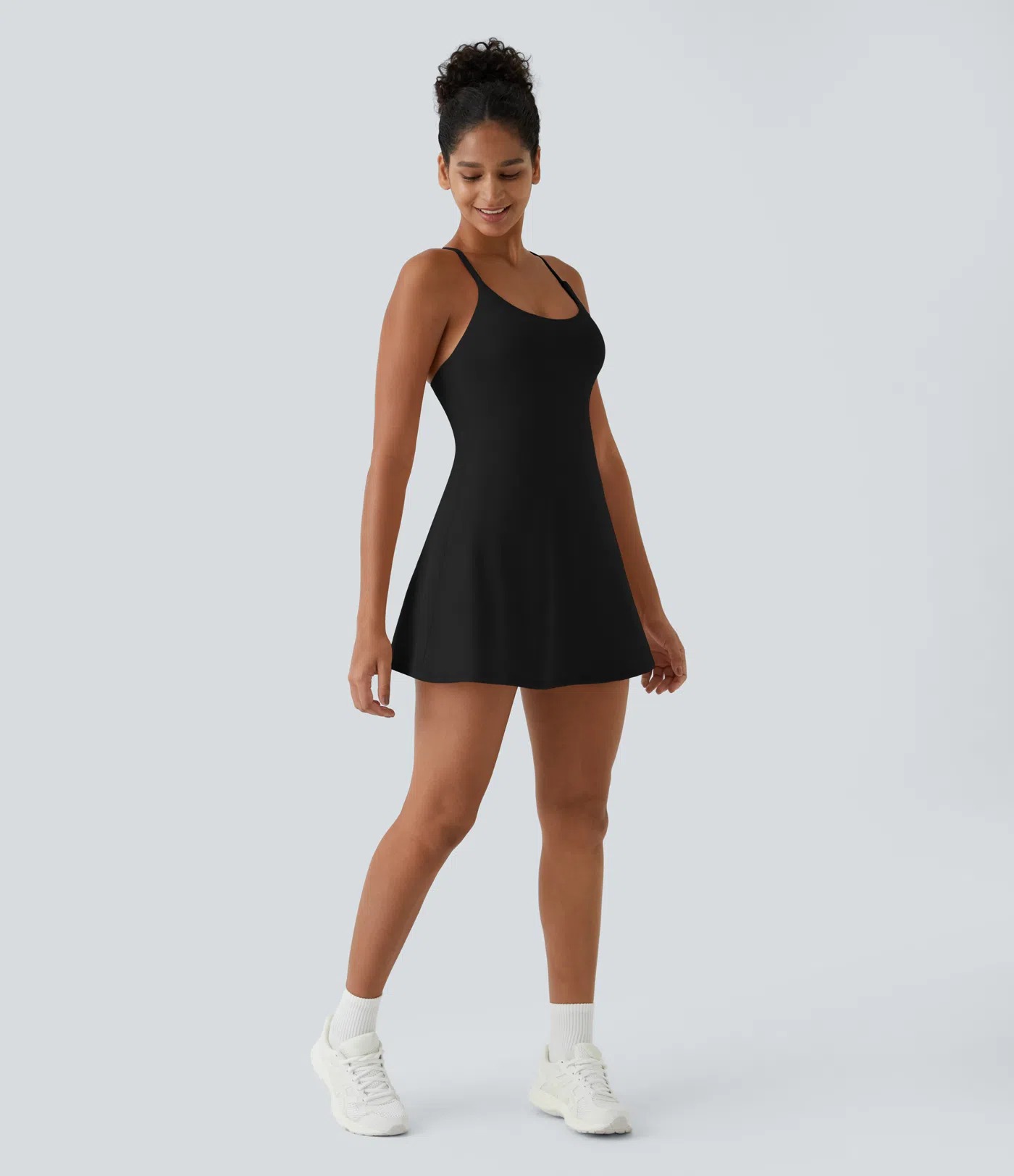 🔥LAST DAY PROMOTION 70% OFF💥Women Workout Tennis Dress With Built In Bra Shorts