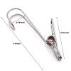 🔥Stainless Steel Metal Long Tail Clip With Hooks