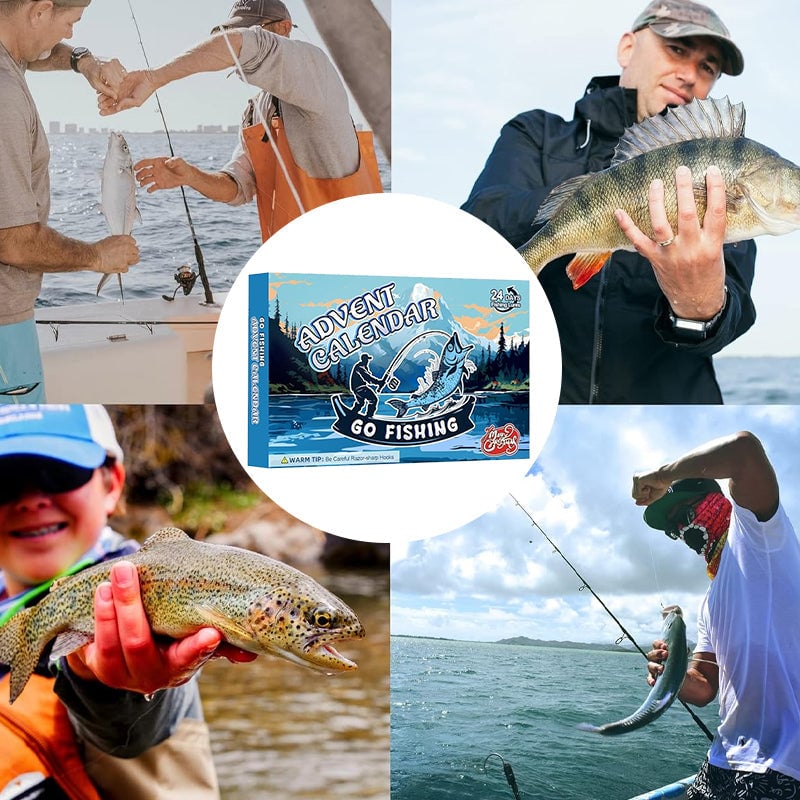 🔥Last Day 60% OFF🔥24 Days Fish Tackle Set Advent Calendar