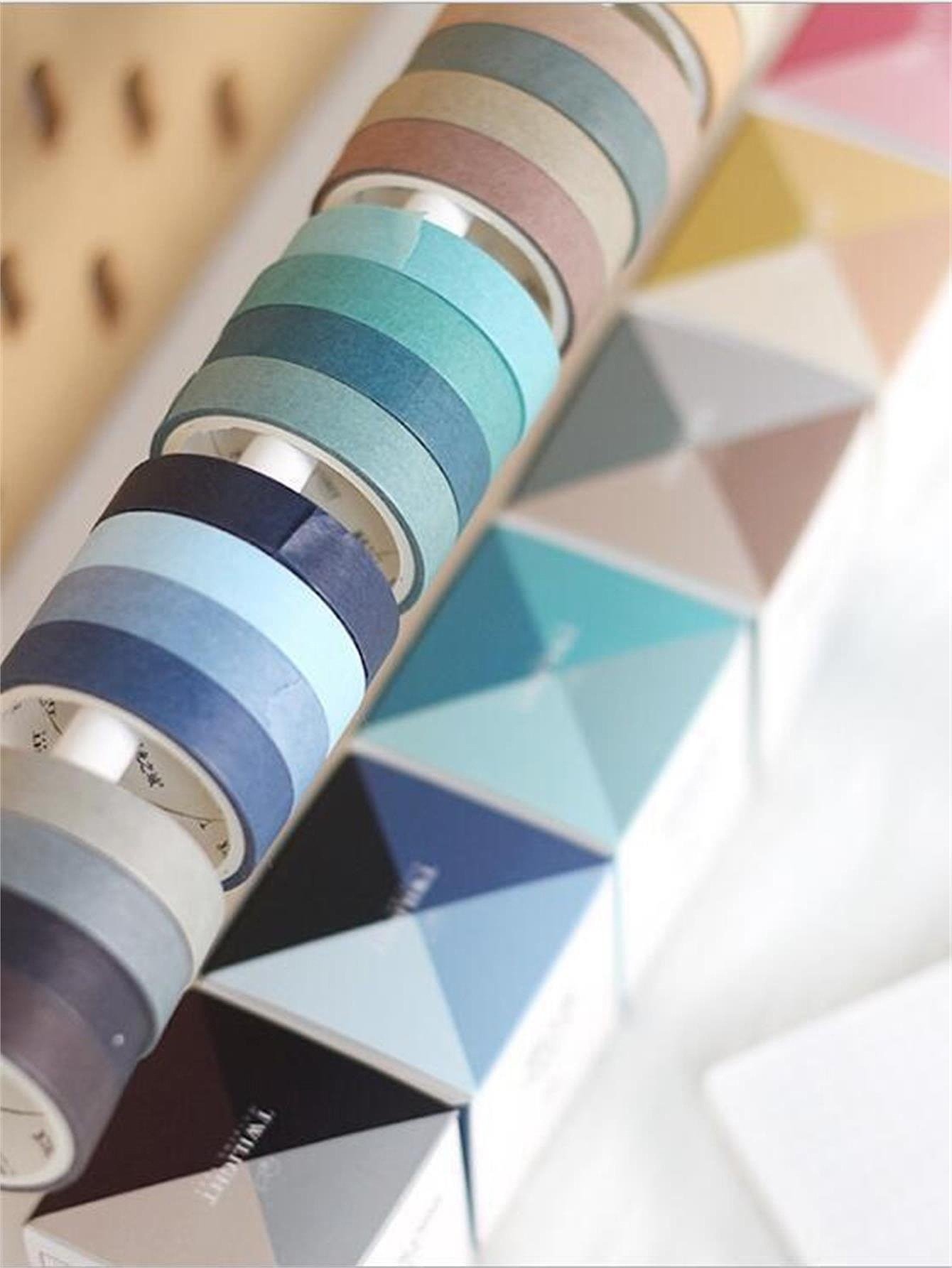 Boxed Solid Color Masking Tape 4rolls