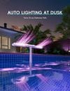 🎁Last Day Sale - 50% OFF🌊Solar Pool Fountain with Lights Dual Arc - Above/Inground Pool Fountain Lights with Remote Control