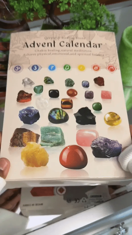 🎁TikTok Last Day Sale - 70% OFF🔥Hand-carved💎Crystal Advent Calendar🔮