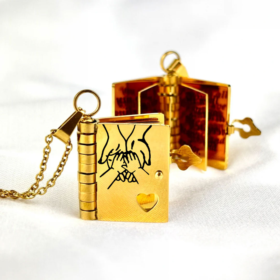 ⏰LAST DAY SALE 50% OFF - For Daughter - My Incredible Daughter Book Necklace