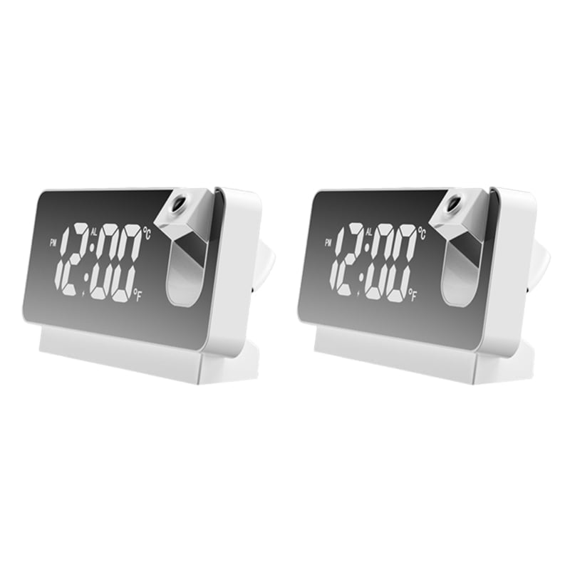 ⏰Mirror projection alarm clock🔥🔥(BUY 2 GET 10% & FREE SHIPPING📦)