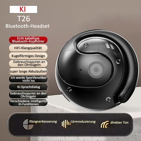 🏆Letzter Tag Verkauf 49% Rabatt🔥AI Translation OWS Wireless Neue Bluetooth5,4 Kopfhörer (Passend für iOS und Android)