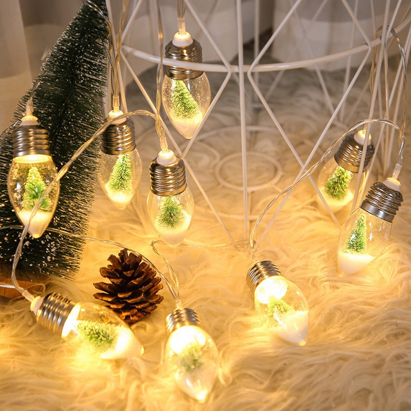 🎄Christmas Vintage Decor String Light - 1Meter-6 Led Bulbs String Lights