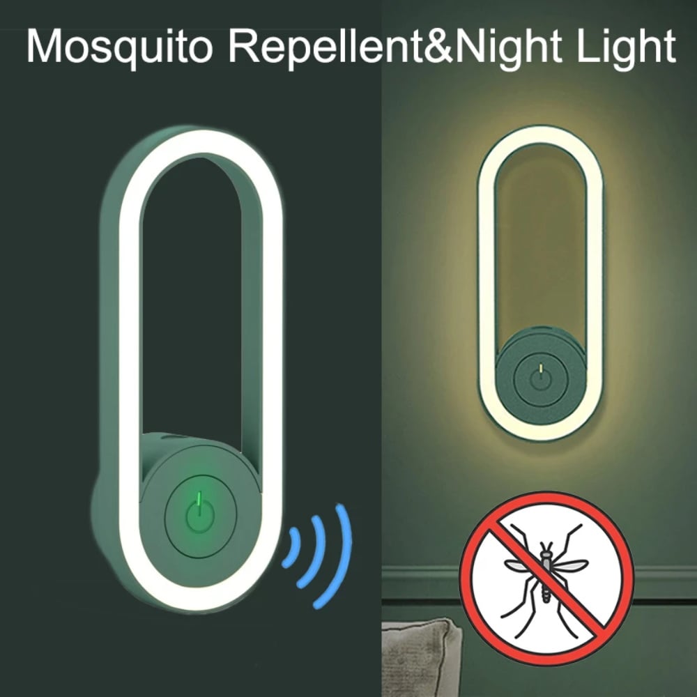 LAST DAY🔥70% OFF - 2023 Latest Ultrasonic Mosquito Killer with LED Sleeping Light-Buy 2 Get Free Shipping